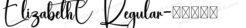 ElizabethC Regular字体转换
